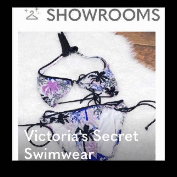 VICTORIA SECRET FUCHSIA STRETC STRING BIKINI SET S - Picture 4 of 10